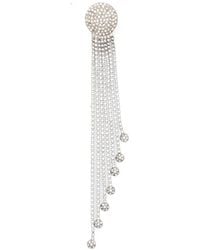 Alessandra Rich - Fringes Drop Earrings - Lyst