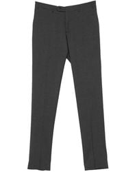 Canali - Pressed-Crease Tailored Trousers - Lyst