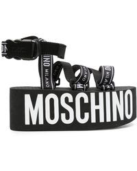 Moschino - Sandali Logo Tape - Lyst