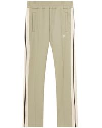 Palm Angels - Monogram-Embroidered Striped Track Pants - Lyst