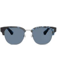 Burberry - Round-Frame Sunglasses - Lyst