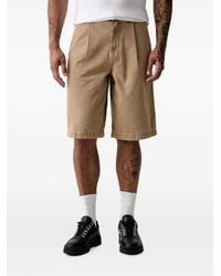 Vans - Logo-Patch Denim Shorts - Lyst
