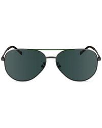 Zeiss - Pilot-Frame Double-Bridge Sunglasses - Lyst