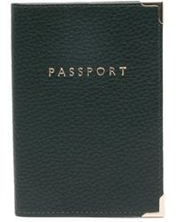 Aspinal of London - Pebble Passport Cover - Lyst