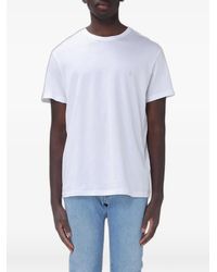 Brooksfield - Logo-Embroidered Cotton T-Shirt - Lyst
