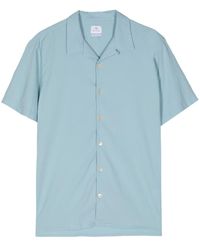 PS by Paul Smith - Short-sleeved Organic Cotton Shirt - Lyst