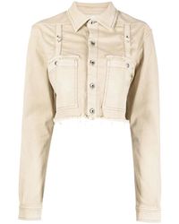 Rick Owens - Giacca-Camicia Crop - Lyst