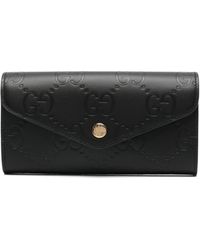 Gucci - Gg-Monogram Continental Wallet - Lyst