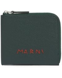 Marni - Cartera De Piel Con Logo De Reparación - Lyst