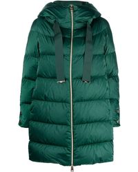 Herno - Hooded Feather-down Padded Coat - Lyst