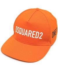 DSquared² - Logo-Print Cotton Cap - Lyst