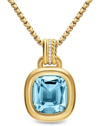 David Yurman - Mercer Topaz And Diamond Necklace - Lyst