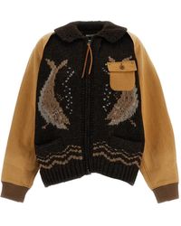 KHOKI - Cardigan Mit Intarsienmuster - Lyst