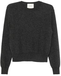 Lisa Yang - Jersey Greer Con Ribete De Canalé Y Cuello Redondo - Lyst