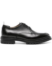 Thom Browne - Almond-toe Leather Derby Shoes - Lyst