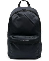 Tommy Hilfiger - Logo-Print Zipped Backpack - Lyst