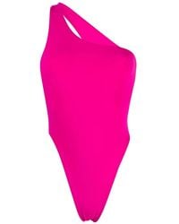Louisa Ballou - One-Shoulder Swimsuit - Lyst