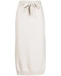 N.Peal Cashmere - サイドスリット カシミアスカート - Lyst