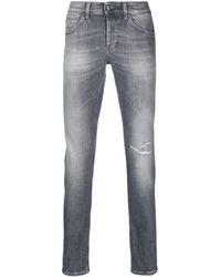 Dondup - Stonewashed Organic-cotton Blend Jeans - Lyst