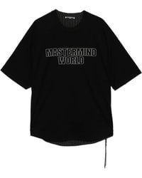 MASTERMIND WORLD - Gestreiftes T-Shirt - Lyst