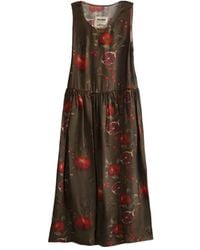 Uma Wang - Ardal Pomegranate-print Smock Dress - Lyst