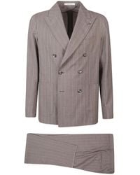 Tagliatore - Pinstripe Double-Breasted Suit - Lyst
