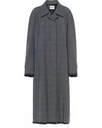 Miu Miu - Cappotto Principe Di Galles - Lyst