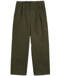 Jil Sander - Cotton-Drill Trousers - Lyst