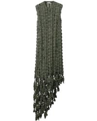 Burberry - Crocheted Silk-Blend Midi Dress - Lyst