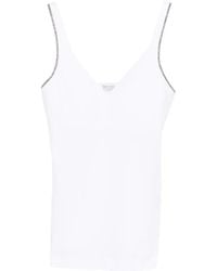 Brunello Cucinelli - V-Neck Vest - Lyst