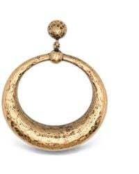 Ermanno Scervino - Hammered Hoop Earrings - Lyst