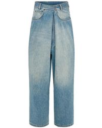 Maison Margiela - Faded Wrap-Style Jeans - Lyst
