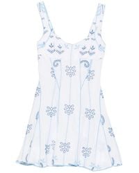 Charo Ruiz - Arissa Embroidered A-Line Mini Dress - Lyst