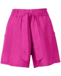 Amir Slama - Belted Elasticated Short Shorts - Lyst