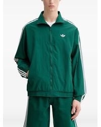 adidas - Firebird Logo-Embroidered Track Jacket - Lyst