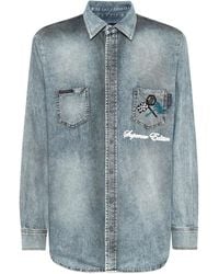 Philipp Plein - Cars Racing Denim Shirt - Lyst