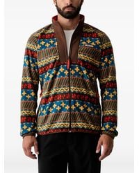 Columbia - Geometric-Pattern Zip-Up Sweatshirt - Lyst
