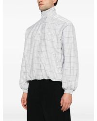 adidas - Checked High-Neck Jacket - Lyst