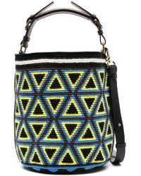 Colville - Midi Cylinder Triangle-woven Tote Bag - Lyst