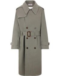 VAQUERA - Open-back Double-breasted Trench Coat - Lyst