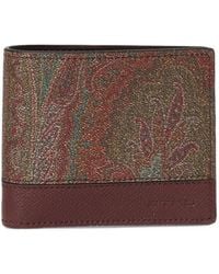 Etro - Paisley Bifold Wallet - Lyst