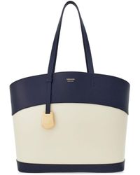 Ferragamo - Medium Charming Logo-print Leather Tote Bag - Lyst