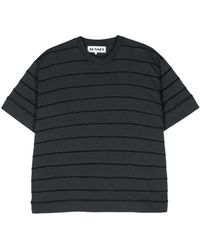 Sunnei - Bio-Baumwoll-T-Shirt mit sichtbarer Naht - Lyst