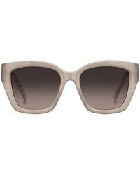 BOSS - Acetate Sunglasses With Double B Monogram - Lyst