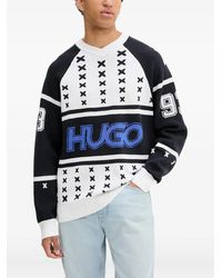 HUGO - ラグランスリーブ セーター - Lyst