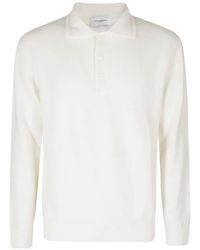 Paolo Pecora - Long-Sleeve Wool Polo Shirt - Lyst