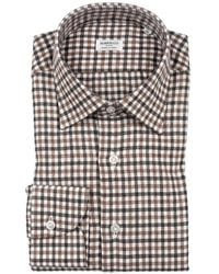 Borriello - Check-Print Button-Down Shirt - Lyst