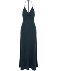 CuAnna - Halterneck Gathered Dress - Lyst