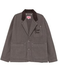 KENZO - Patch-Pocket Cotton Jacket - Lyst