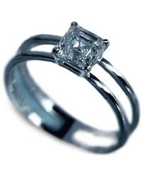 SOLO for Diamonds - Bague Double À Diamants - Lyst